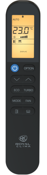 Сплит-система инверторная ROYAL CLIMA ATTICA NERO Inverter RCI-AN35HN, кондиционер до 50 м²