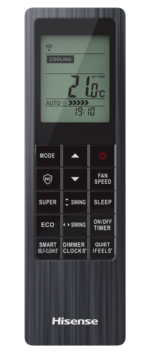 Сплит-система Бытовая Hisense BLACK CRYSTAL Classic A AS-10HW4SYDTG5B, кондиционер до 25 м²