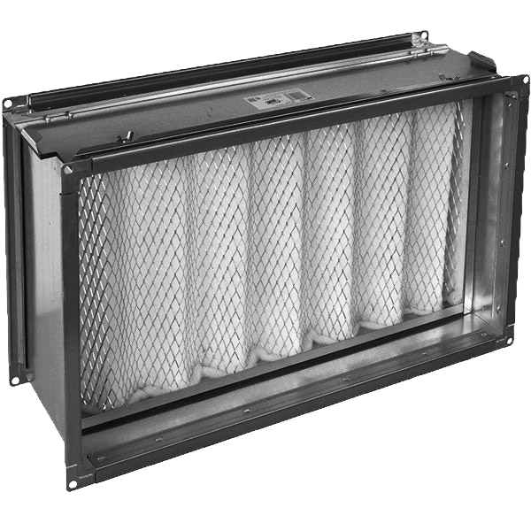 kassetnie-filtri-zfk-01 Фильтр-бокс (корпус) для вставок 50/100 мм ZFК 600×300