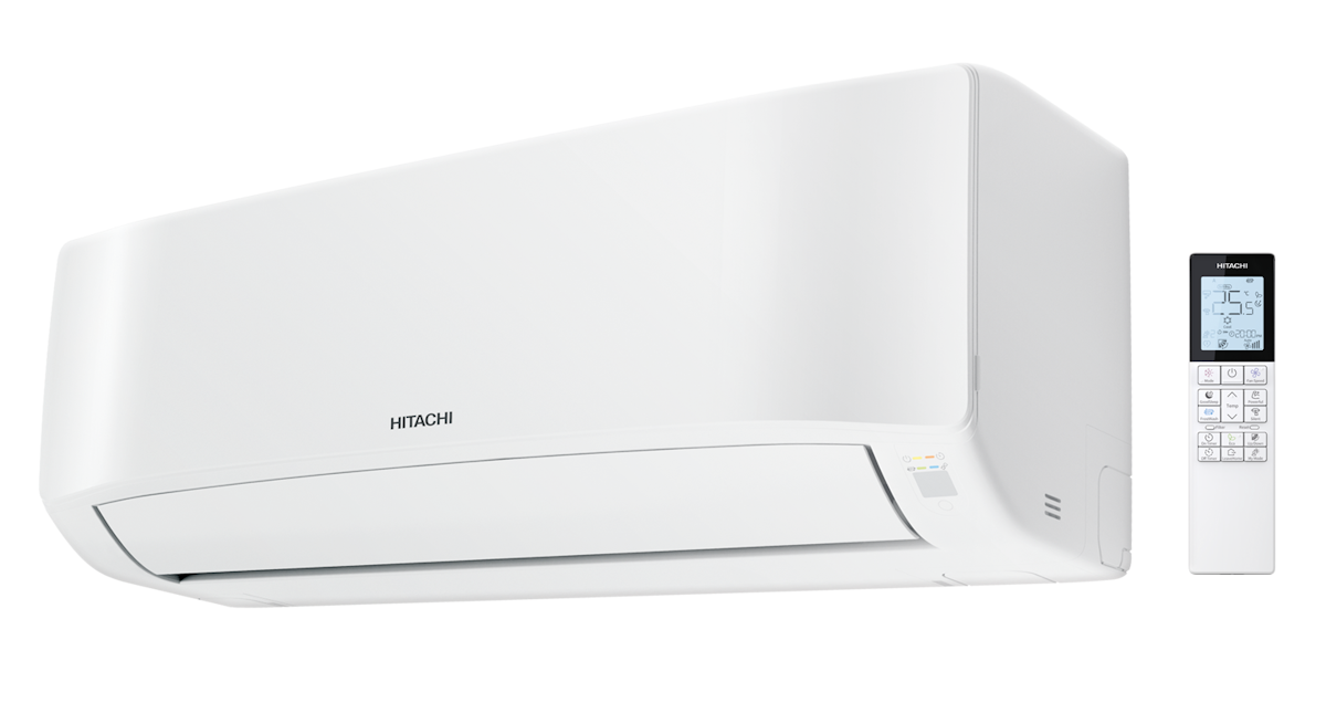Сплит-система инверторная Hitachi Shiratama RAK-DJ18RHAE/RAC-DJ18WHAE, кондиционер до 20 м²